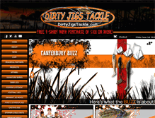 Tablet Screenshot of dirtyjigstackle.com